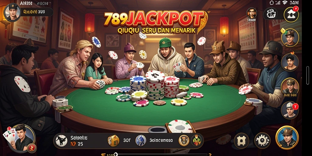 Screenshot gameplay menarik dari 789JACKPOT saat bermain QiuQiu.