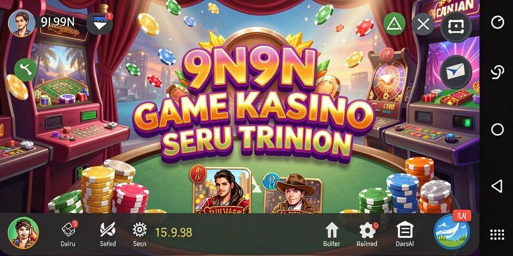 Screenshot gameplay menarik dari aplikasi Kasino 9N9N.