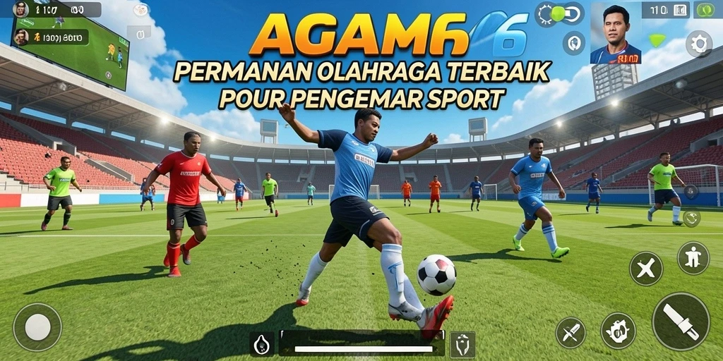 Tampilan gameplay AGAM66 yang mengasyikkan dan penuh aksi olahraga.