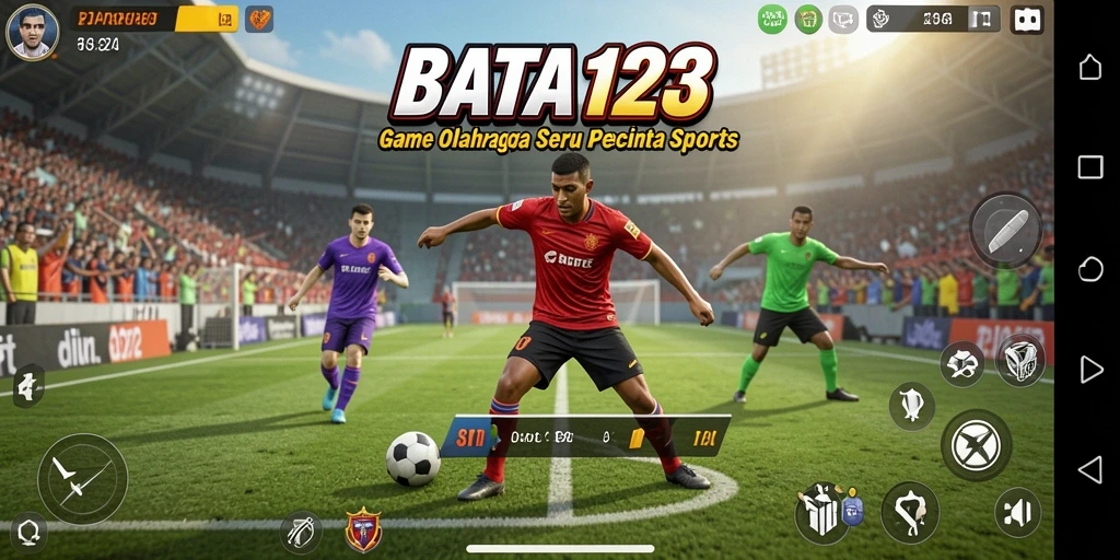 Tangkapan layar dari gameplay BATA123 yang menampilkan aksi olahraga seru.
