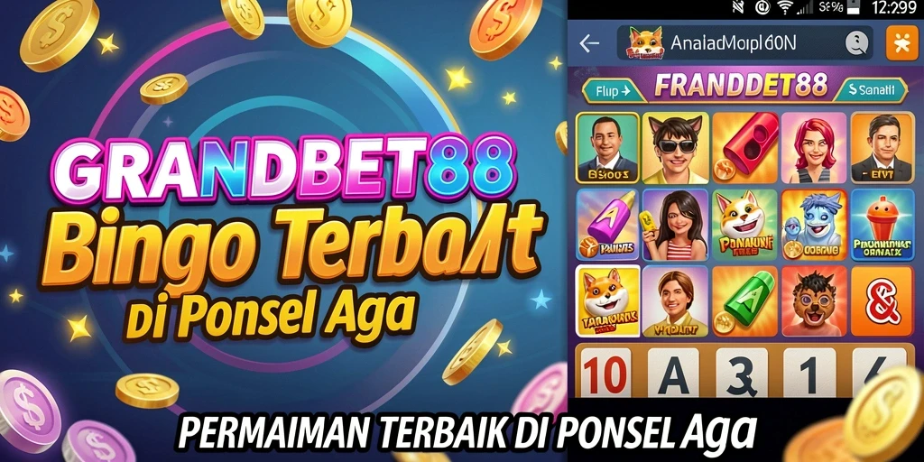 Tampilan menarik permainan Bingo di GRANDBET88.