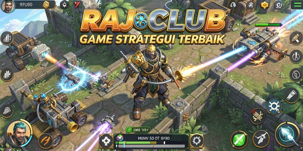 Gameplay seru dan strategis di RAJACLUB dengan pertempuran epik.