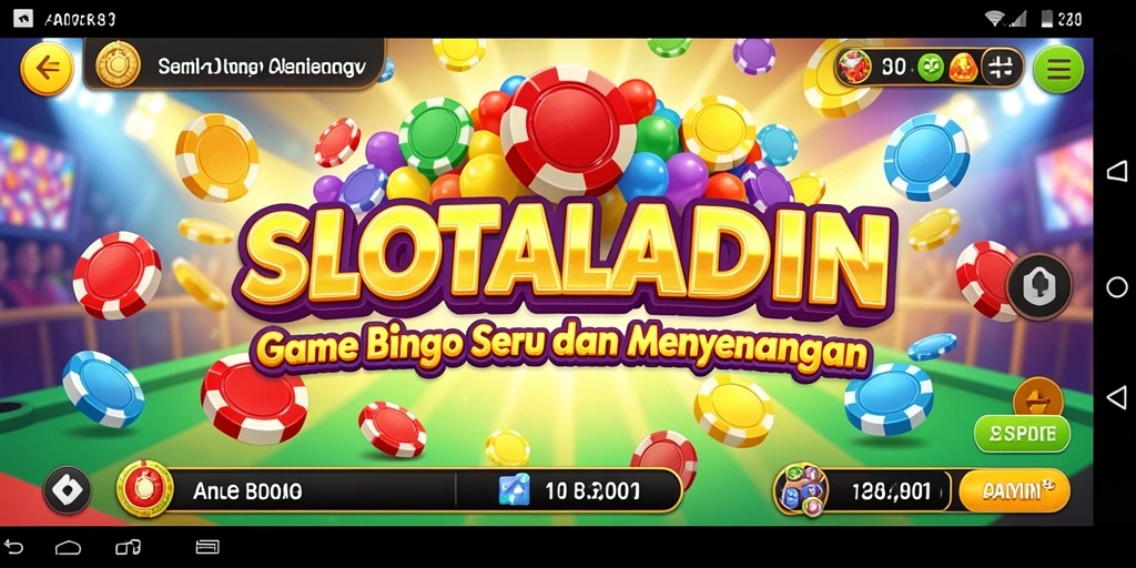 Screenshot gameplay SLOTALADIN yang penuh keseruan Bingo.