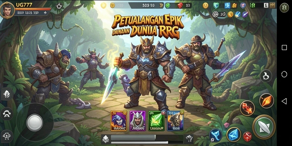 Tampilan gameplay UG777 yang mengasyikkan dan penuh warna.