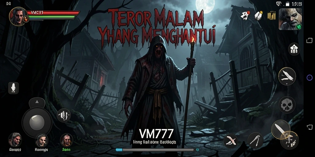 Tangkapan layar dari gameplay menyeramkan di VM777.