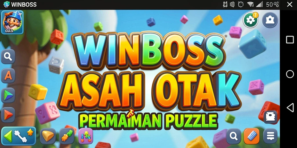 Screenshot gameplay WINBOSS menampilkan tantangan puzzle yang seru dan menarik.